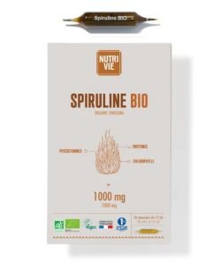 Spiruline 1000 mg BIO, 20 ampoules